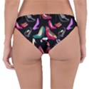 Heels Shoes Pattern Feminine Art Reversible Hipster Bikini Bottoms View4