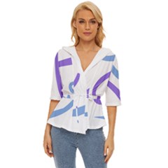 Abstract Pattern Blue And Gray T- Shirt Abstract Pattern Blue And Gray T- Shirt Lightweight Drawstring Hooded Top by maxcute
