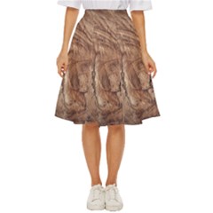 Brown Close Up Hd Wallpaper Surface Classic Short Skirt by artworkshop