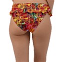 Design Art Pattern Frill Bikini Bottom View2