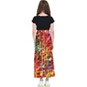 Design Art Pattern Kids  Flared Maxi Skirt View2