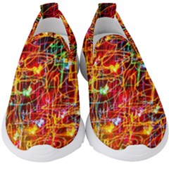 Design Art Pattern Kids  Slip On Sneakers by artworkshop