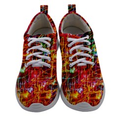 Design Art Pattern Women Athletic Shoes by artworkshop
