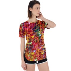 Design Art Pattern Perpetual Short Sleeve T-shirt by artworkshop
