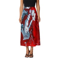 Design Pattern Decoration Classic Midi Chiffon Skirt by artworkshop