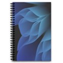 Abstract Blue Background 5.5  x 8.5  Notebook View1