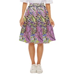 Abstract Intarsio Classic Short Skirt by kaleidomarblingart