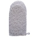 Plaster Background Floral Pattern Microwave Oven Glove View1