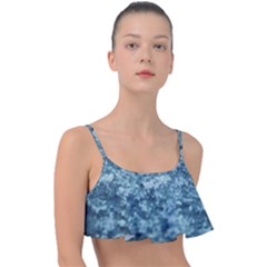 Texture Reef Pattern Frill Bikini Top by artworkshop