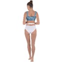 Texture Reef Pattern Bandaged Up Bikini Top View2
