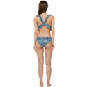 Texture Reef Pattern Low Cut Ruffle Edge Bikini Set View4