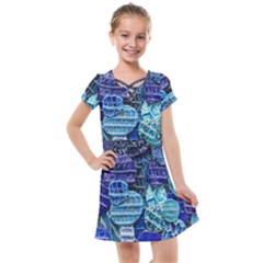 Wallpaper Design Pattern Kids  Cross Web Dress by artworkshop
