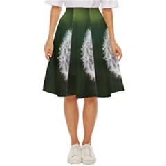 White Flower Classic Short Skirt by artworkshop