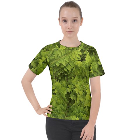 Botanical Motif Plants Detail Photography Women s Sport Raglan Tee by dflcprintsclothing