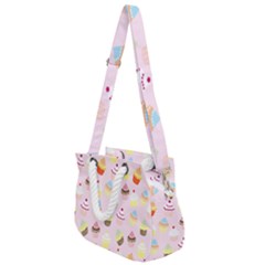 Cupcakes! Rope Handles Shoulder Strap Bag by fructosebat