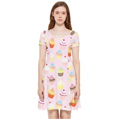 Cupcakes! Inside Out Cap Sleeve Dress by fructosebat