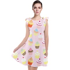 Cupcakes! Tie Up Tunic Dress by fructosebat