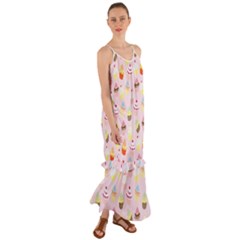 Cupcakes! Cami Maxi Ruffle Chiffon Dress by fructosebat