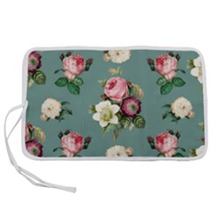 Victorian Floral Pen Storage Case (l) by fructosebat