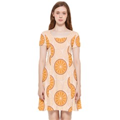 Orange Slices! Inside Out Cap Sleeve Dress by fructosebat
