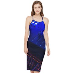 Mixer Console Audio Mixer Studio Bodycon Cross Back Summer Dress by Jancukart