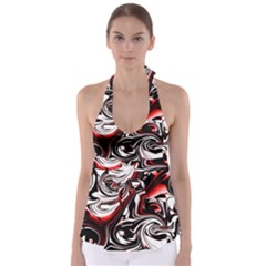 Modern Art Design Fantasy Surreal Babydoll Tankini Top by Ravend