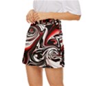 Modern Art Design Fantasy Surreal Mini Front Wrap Skirt View2