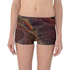 Fractal Pattern Geometric Pattern Reversible Boyleg Bikini Bottoms by Ravend