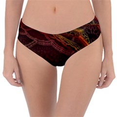 Fractal Pattern Geometric Pattern Reversible Classic Bikini Bottoms by Ravend
