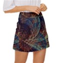 Fractal Abstract- Art Mini Front Wrap Skirt View3