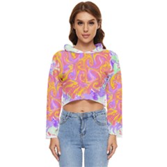 Abstract T- Shirt Circle Beauty In Abstract T- Shirt Women s Lightweight Cropped Hoodie by maxcute