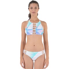 Abstract T- Shirt Minimalistic Abstract Northern Lights T- Shirt Perfectly Cut Out Bikini Set by maxcute