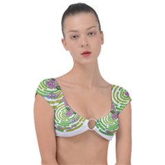 Abstract T- Shirt Tropical World T- Shirt Cap Sleeve Ring Bikini Top by maxcute