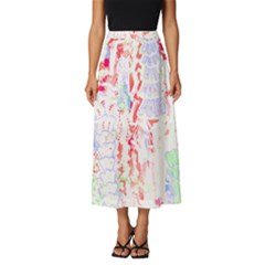 Abstractart T- Shirt Abstract Forest In Pink T- Shirt Classic Midi Chiffon Skirt by maxcute