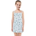 Art T- Shirt Pastel Blue Bunnies And Sky Blue Carrots On Cotton Candy Pink Easter Pattern T- Shirt Kids  Summer Sun Dress View1