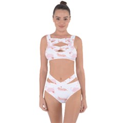 Australian Shepherd Dog Pattern T- Shirt Australian Shepherd Dog Cute Pattern T- Shirt (1) Bandaged Up Bikini Set  by maxcute