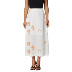 Australian Shepherd T- Shirt Australian Shepherd Dog Pattern T- Shirt Classic Midi Chiffon Skirt by maxcute