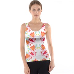 Batik T- Shirt Batik Flower Pattern8 Tank Top by maxcute