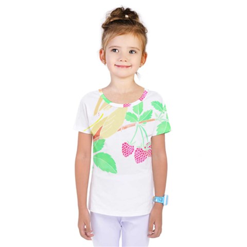 Bird Lover T- Shirtbird T- Shirt (26) Kids  One Piece Tee by maxcute