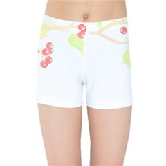 Bird Lover T- Shirtbird T- Shirt (32) Kids  Sports Shorts by maxcute