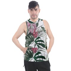 Botanical T- Shirt Botanical Exquisite Kisses Gray T- Shirt Men s Sleeveless Hoodie by maxcute