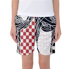 Camel Art T- Shirtcamel T- Shirt (9) Women s Basketball Shorts by maxcute