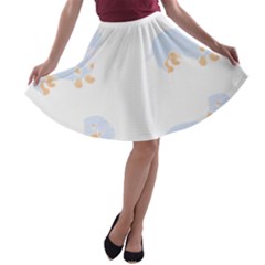 Dachshund Dog T- Shirt Dachshund Dog Pattern T- Shirt A-line Skater Skirt by maxcute