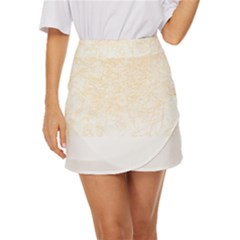 Dry Grass Texture T- Shirt Dry Grass Texture T- Shirt Mini Front Wrap Skirt by maxcute