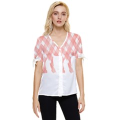 Elephant T- Shirt Pink Elephant T- Shirt Bow Sleeve Button Up Top by maxcute