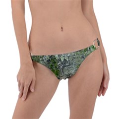Old Stone Exterior Wall With Moss Ring Detail Bikini Bottom by dflcprintsclothing
