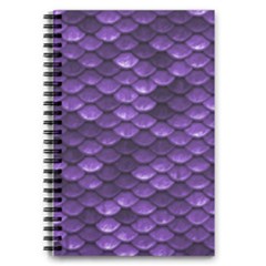 Purple Scales! 5 5  X 8 5  Notebook by fructosebat