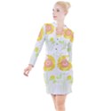 Flowers Lover T- Shirtflowers T- Shirt Button Long Sleeve Dress View1