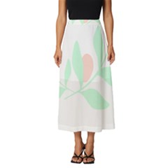 Flowers T- Shirtbeautiful Plant T- Shirt Classic Midi Chiffon Skirt by maxcute