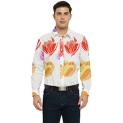 Flowers T- Shirtflowers T- Shirt (3) Men s Long Sleeve  Shirt by maxcute
